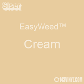 EasyWeed HTV: 12" x 24" - Cream