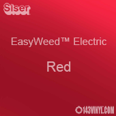 12" x 15" Sheet Siser EasyWeed Electric HTV - Red