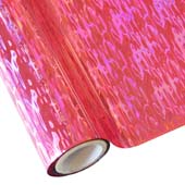25 Foot Roll of 12" StarCraft Electra Foil - Pink Waterfall