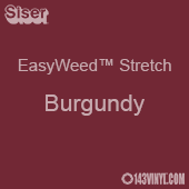 12" x 24" Sheet Siser EasyWeed Stretch HTV - Burgundy