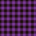 Printed Pattern Vinyl - Glossy - Purple Buffalo Plaid 12" x 12" Sheet