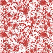 Printed HTV Blood Splatter 12" x 15" Sheet