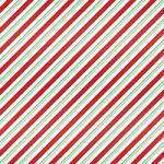 Printed Pattern Vinyl - Glossy - Candy Cane Stripe - Green and Red 12" x 24" Sheet