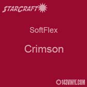 12" x 24" Sheet - StarCraft SoftFlex HTV - Crimson