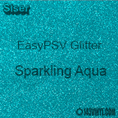 Siser EasyPSV Glitter - Sparkling Aqua (27) - 12" x 12" Sheet