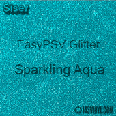 Siser EasyPSV Glitter - Sparkling Aqua (27) - 12" x 24" Sheet