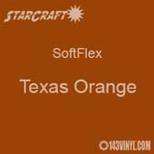 12" x 5 Yard Roll - StarCraft SoftFlex HTV - Texas Orange