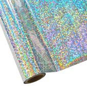 25 Foot Roll of 12" StarCraft Electra Foil - Shattered Glass