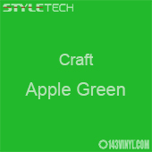 Styletech Craft Vinyl - Apple Green- 12" x 12" Sheet