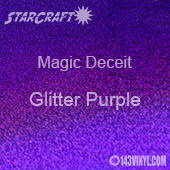 12" x 24" Sheet - StarCraft Magic - Deceit Glitter Purple