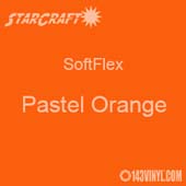 12" x 5 Foot Roll -StarCraft SoftFlex HTV - Pastel Orange
