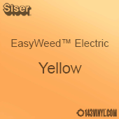 12" x 15" Sheet Siser EasyWeed Electric HTV - Yellow