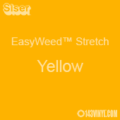 Stretch HTV: 12" x 15" - Yellow