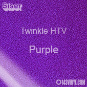 12" x 20" Sheet Siser Twinkle HTV - Purple