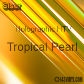 12" x 20" Sheet Siser Holographic HTV - Tropical Pearl    