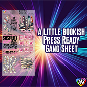Pre-Made DTF Gang Sheet - A Little Bookish