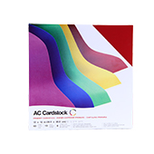 American Craft Cardstock Textured Variety Pack 60 12" x 12" Sheets - Primary