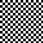 Printed Pattern Vinyl - Glossy - Checkered Flag 12" x 24" Sheet