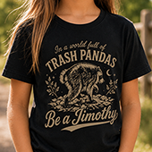 Press Ready Transfer - In a World Full of Trash Pandas Be a Jimothy - Youth