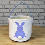 Easter Basket - Blue with Bunny