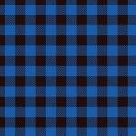Printed Pattern Vinyl - Glossy - Blue Buffalo Plaid 12" x 12" Sheet