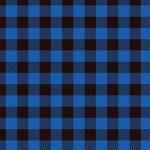 Printed Pattern Vinyl - Glossy - Blue Buffalo Plaid 12" x 12" Sheet