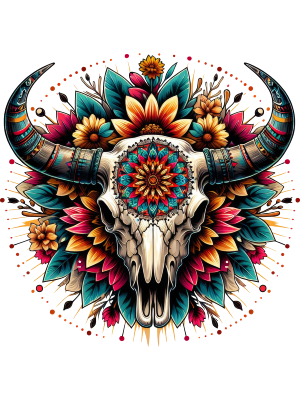 Bull's Head Mandala - 143