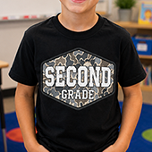Press Ready Transfer - Second Grade - Camo
