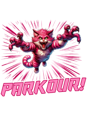 Parkour Pink Cat - 143