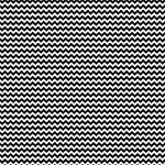 Printed Pattern Vinyl - Glossy - Black and White Chevron 12" x 24" Sheet