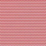 Printed Pattern Vinyl - Glossy - Red and White Chevron 12" x 12" Sheet