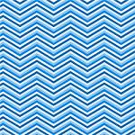 Printed Pattern Vinyl - Glossy - Blues Chevron 12" x 24" Sheet