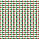 Printed Pattern Vinyl - Glossy - Christmas Argyle 12" x 24" Sheet