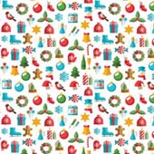 Printed HTV Christmas Shapes Print 12" x 15" Sheet