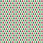 Printed Pattern Vinyl - Glossy - Christmas Trees 12" x 24" Sheet