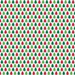 Printed Pattern Vinyl - Glossy - Christmas Trees 12" x 12" Sheet