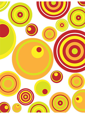 Concentric Retro Circles