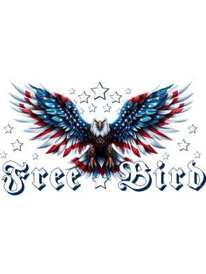 Patriotic Free Bird Eagle - 143