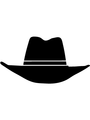 Cowboy Hat Front