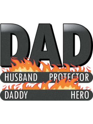 Dad Titles Flame - 143