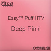 Easy™ Puff HTV: 12" x 12" - Deep Pink