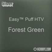 Easy™ Puff HTV: 12" x 12" - Forest Green