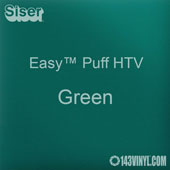 Easy™ Puff HTV: 12" x 24" - Green