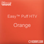 Easy™ Puff HTV: 12" x 12" - Orange