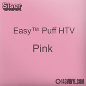 Easy™ Puff HTV: 12" x 12" - Pink