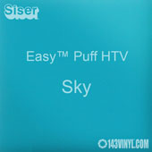 Easy™ Puff HTV: 12" x 12" - Sky
