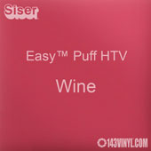 Easy™ Puff HTV: 12" x 12" - Wine