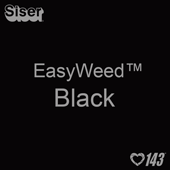 EasyWeed HTV: 12" x 12" - Black