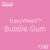 EasyWeed HTV: 12" x 12" - Bubble Gum 