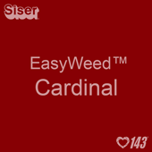 EasyWeed HTV: 12" x 12" - Cardinal